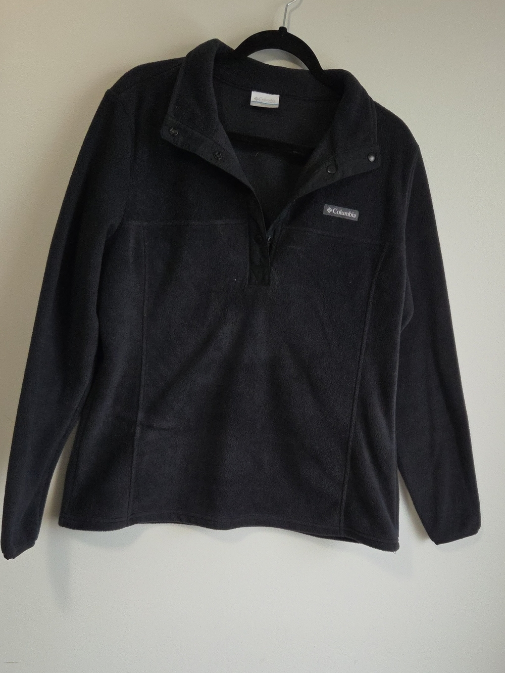 Columbia Men's Black Half-Zip Fleece Pullover